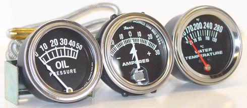 Case tractor temp gauge, amp meter, oil pressure gauge, ampmeter.